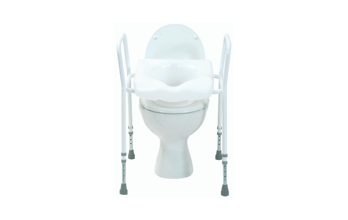 Alerta Adjustable Height Toilet Seat 2 Pack Care Home Medical Products