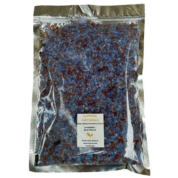 lavender & blue malva bath salts