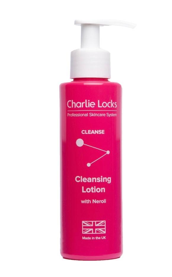 Charlie Locks cleansing lotion with Neroli 150ml to cleanse the skin and remove makeup