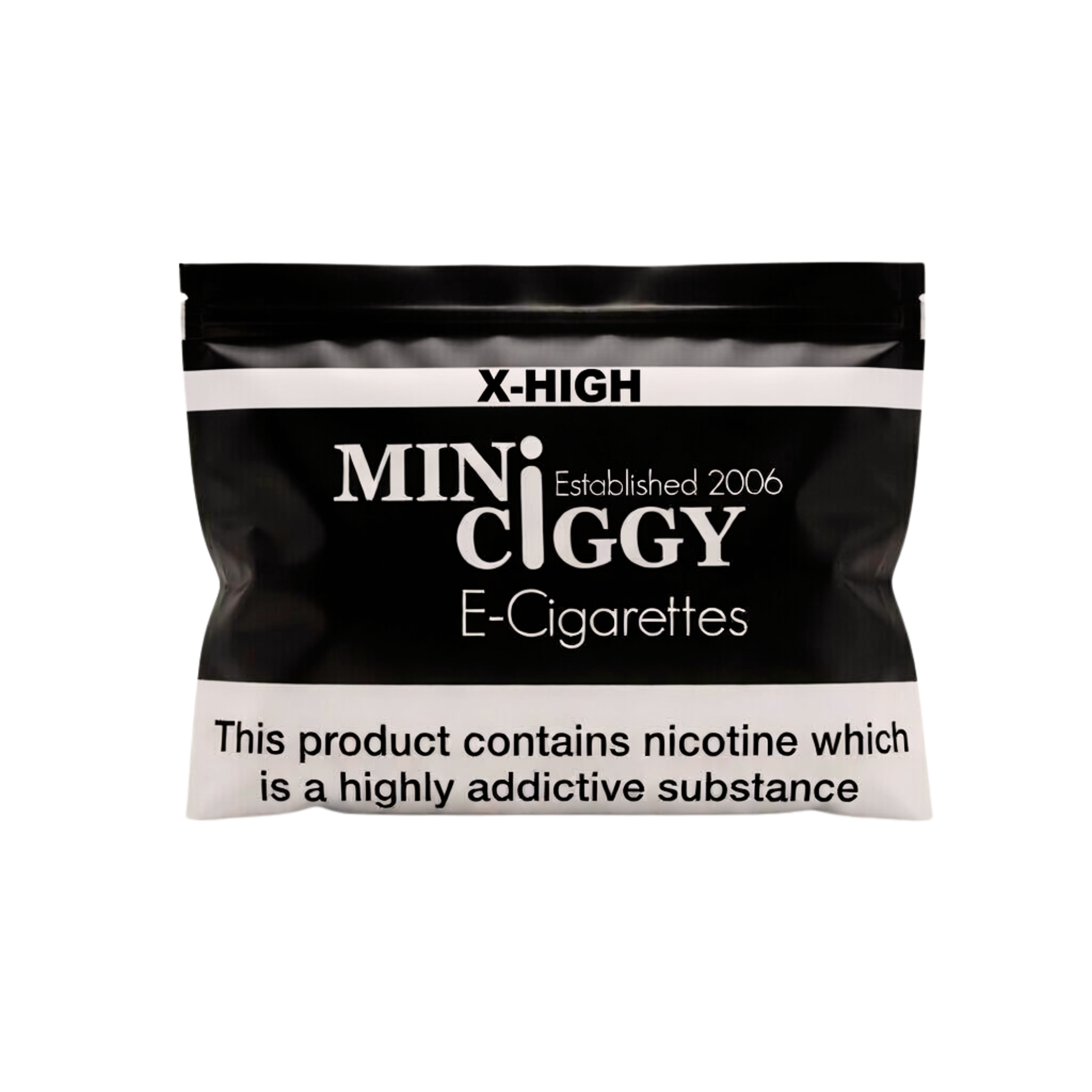 strongest cigarettes uk Miniciggy Extra High Cartomisers Pack of 20 | Strongest Nicotine | TPD  Compliant