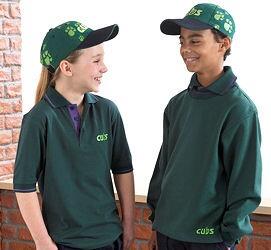 This is an image of children in Scout Association Cubs uniforms