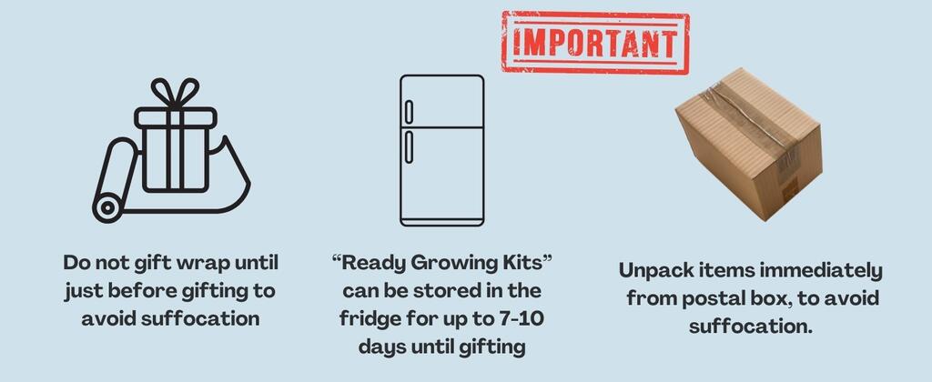How to Store a Ready Growing Kit Before You Start It