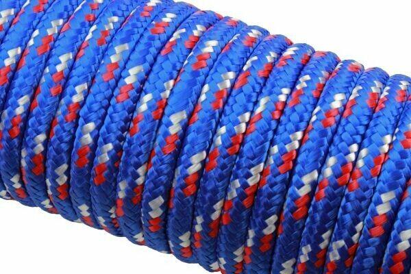 Poly Pro Rope Crimp Utility Diamond Braided Polypropylene Multi
