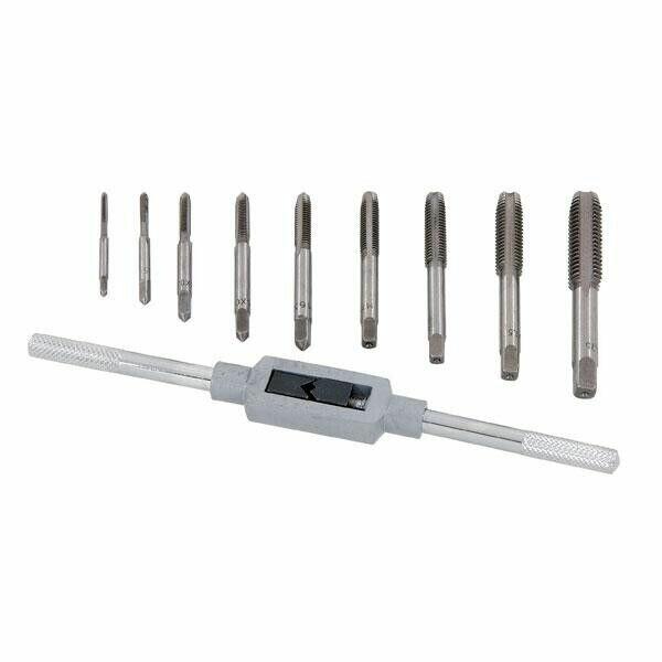 10pc Tap Set Metric Wrench Cutter Re-threading Set