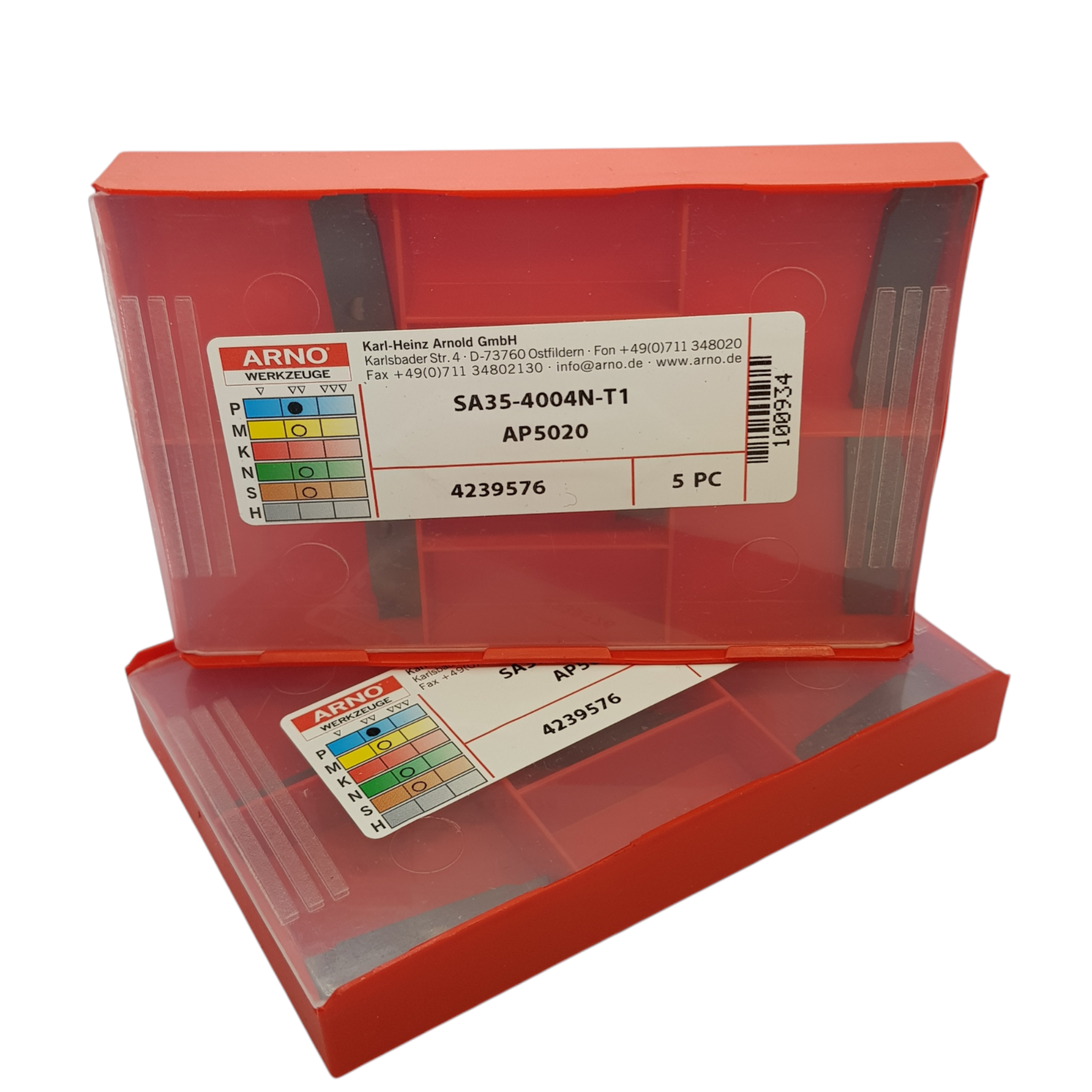 Alcapatrol Ap5020 ARNO SA35-4004N-T1 AP5020 Grooving Insert Pack of 5 EH1