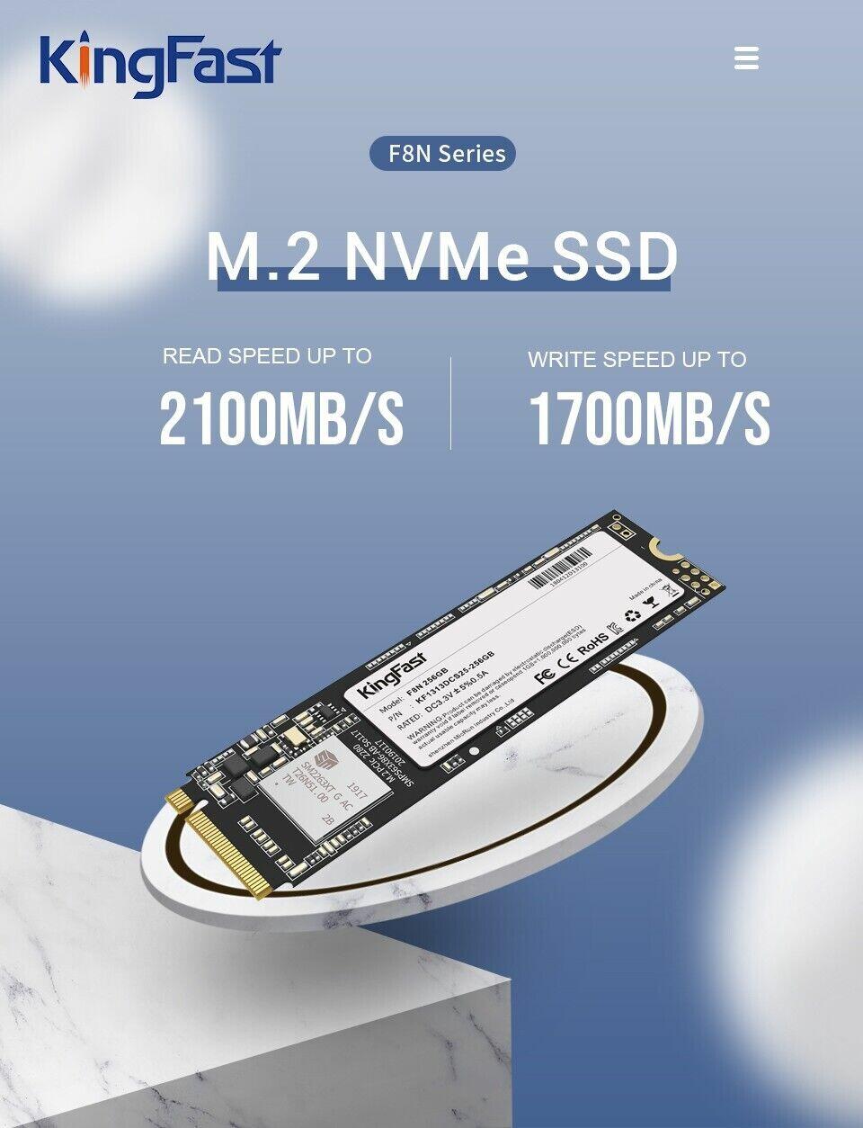 Kingfast F N Nvme Ssd Gb M Pcie Gen Ssd Sata Gb S