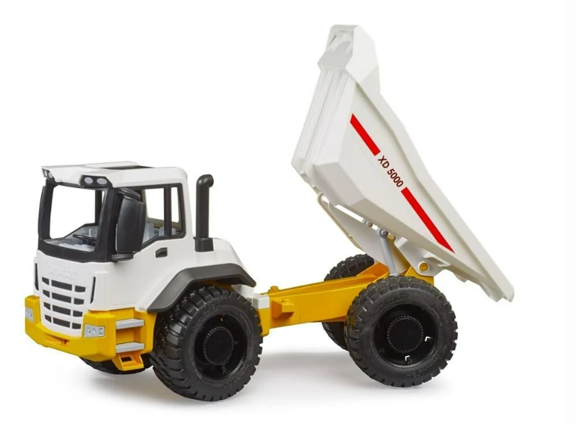 toy bruder dump truck