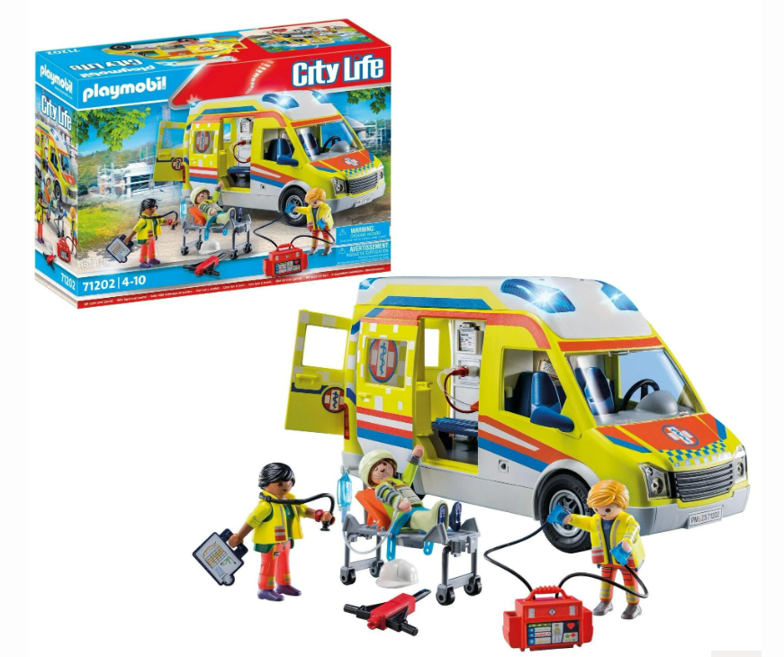 Toy PLAYMOBIL Ambulance with Lights