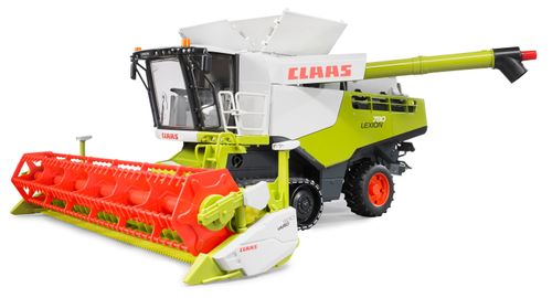 Claas Lexion 780 Terra Trac Combine Harvester toy model front view