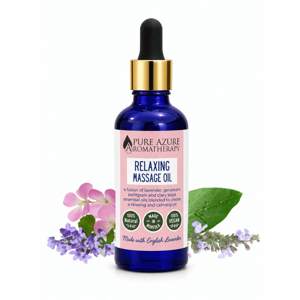Relaxing massage oil