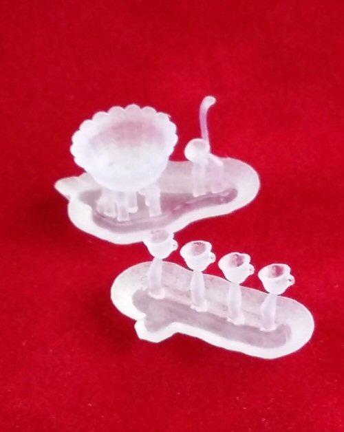 1/48th scale Punch Bowl and 4 Glasses Kit