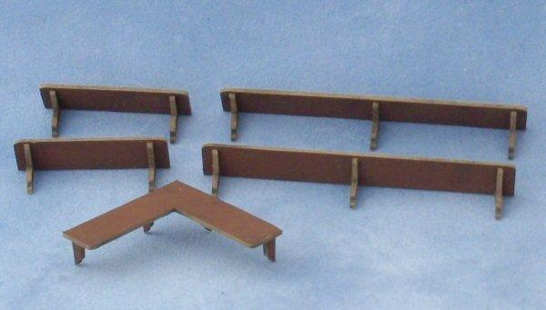 1/48th scale 5 Wall Shelves Kit