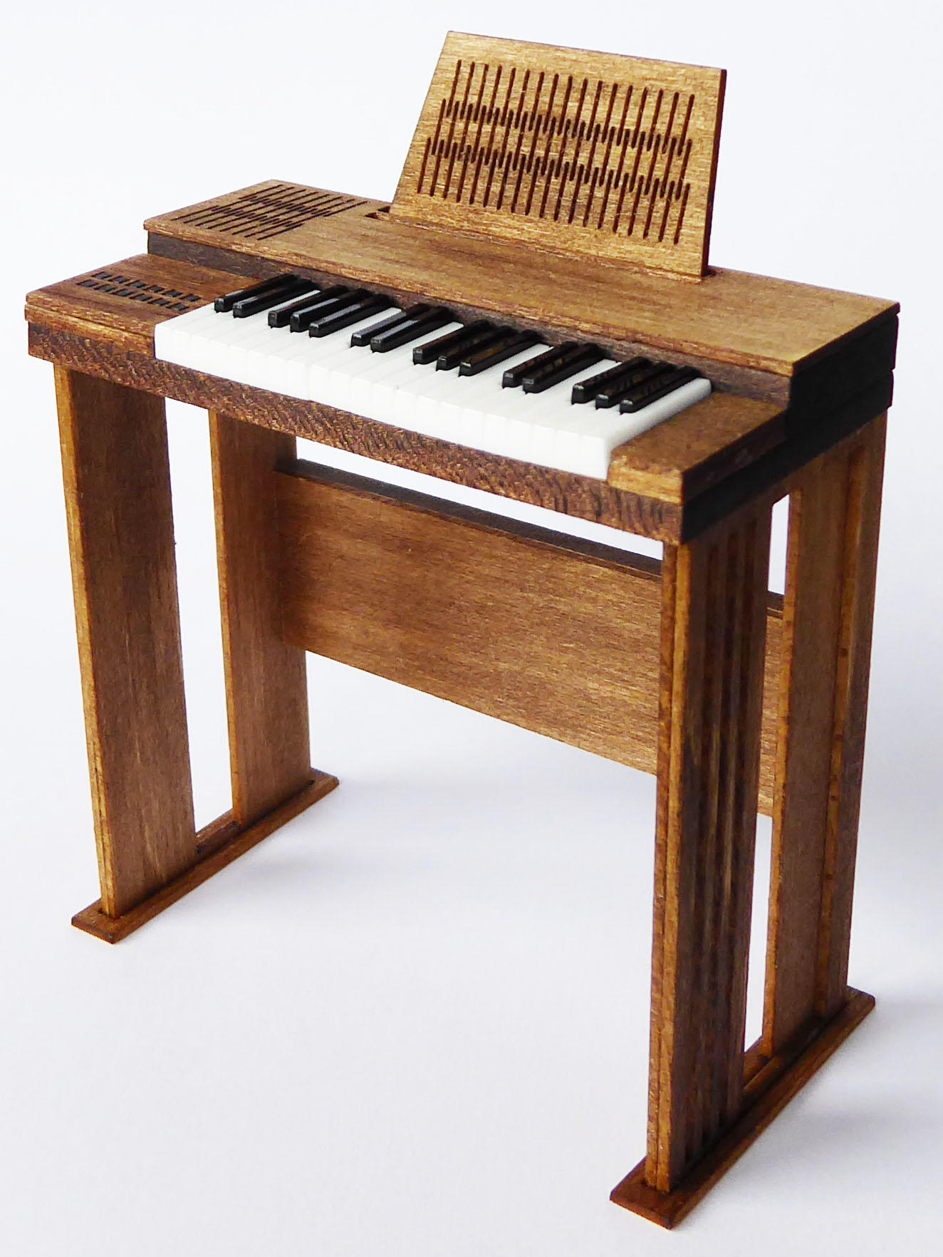 1/48th scale 70s Retro Organ Keyboard Kit