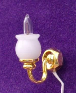 1/24th scale Dolls House Round Shade Wall Light