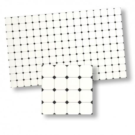 1/24th or 1/48th scale Black White Diamante Tiles