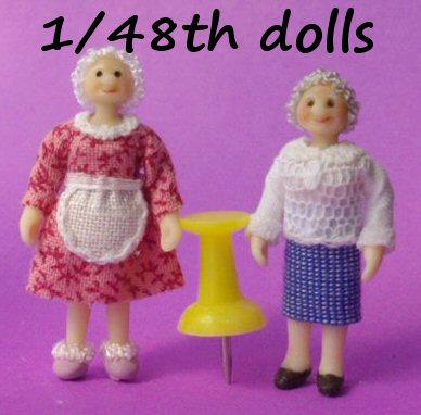 1/48th scale dolls