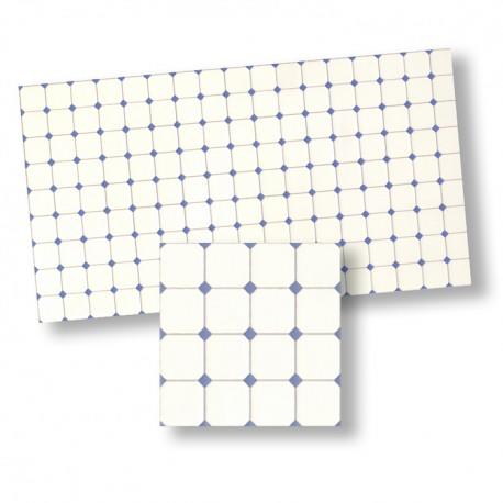 1/24th scale Blue and White Diamante Tiles
