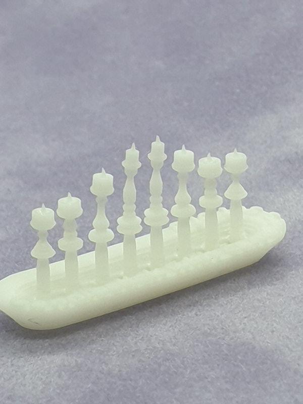 1/48th scale kit for 8 Candlesticks With Candles