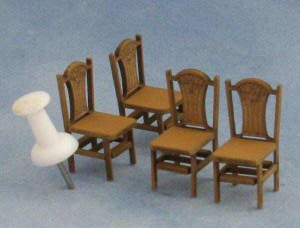 Quarter scale Four Sheaf Back Chairs Kit