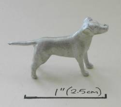 1/48th scale Metal Standing Dog