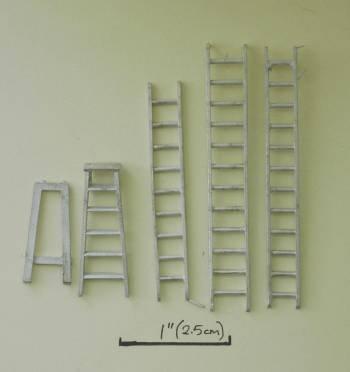 1/48th scale Set of 3 Ladders