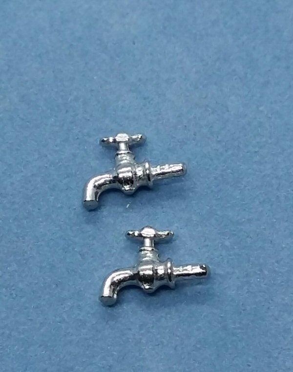 1/24th scale metal wall taps