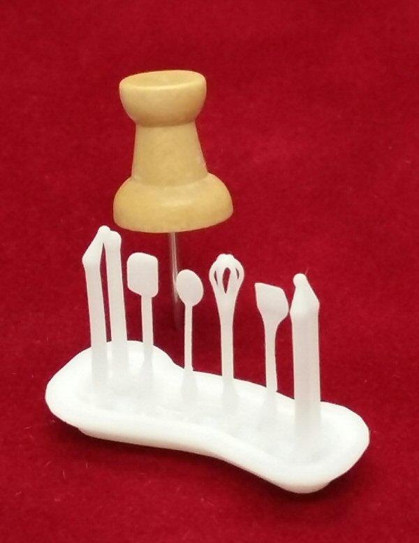 1/24th scale Kitchen Utensils 3d printed Kit