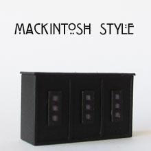 Finished 1/48th or quarter scale Mackintosh Style Counter Kit