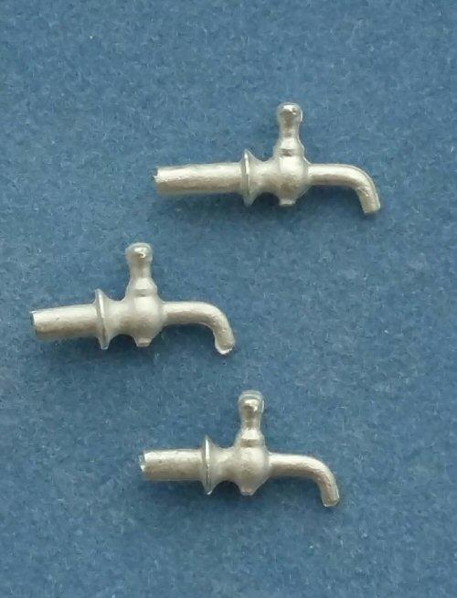 Half scale set of 3 Wall Taps