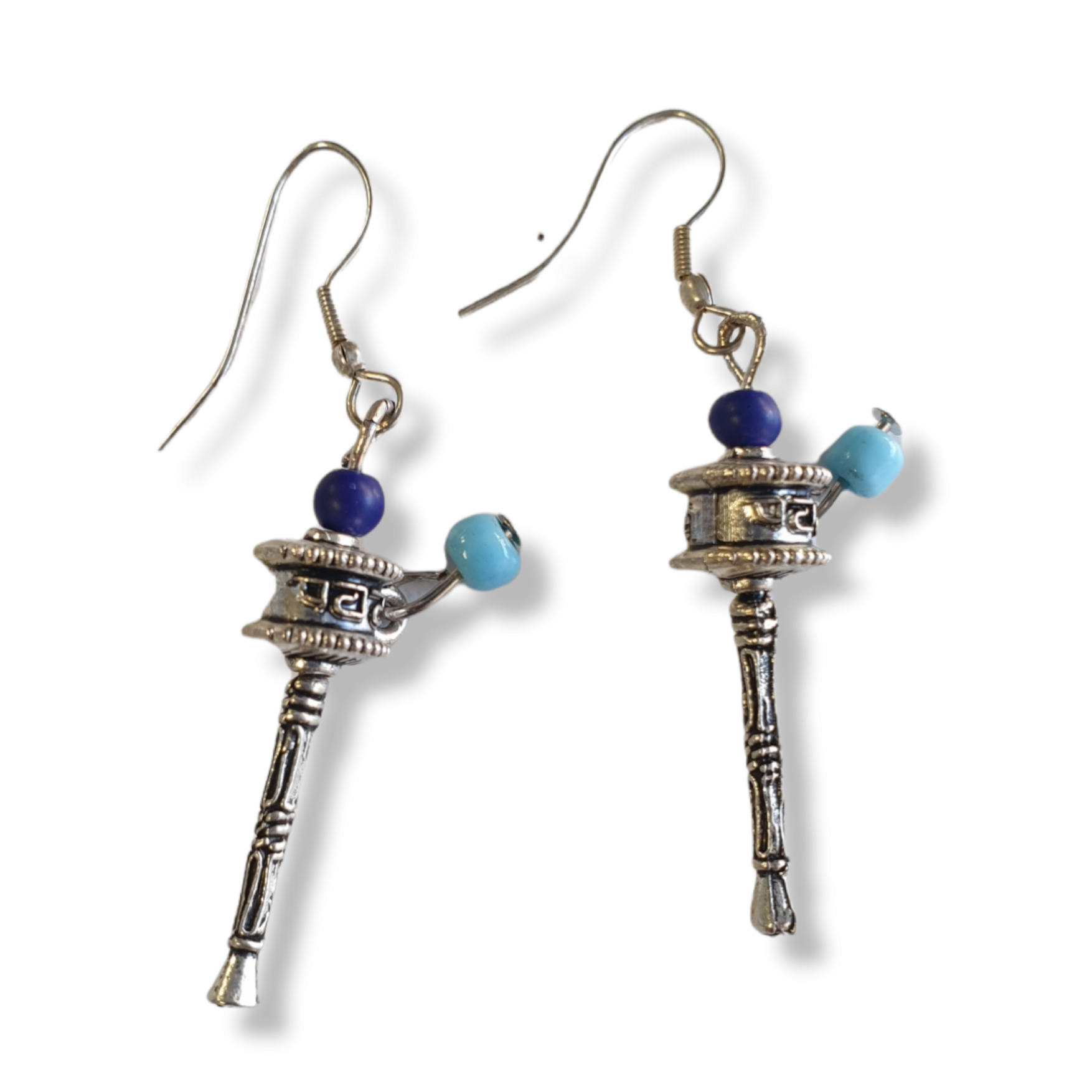 Prayer deals wheel earrings