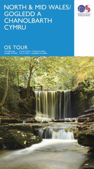 OS Tour Map of North & Mid Wales