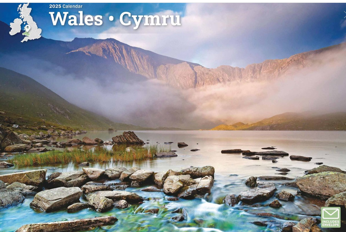 A4 calendar 2025 Snowdonia . Eryri