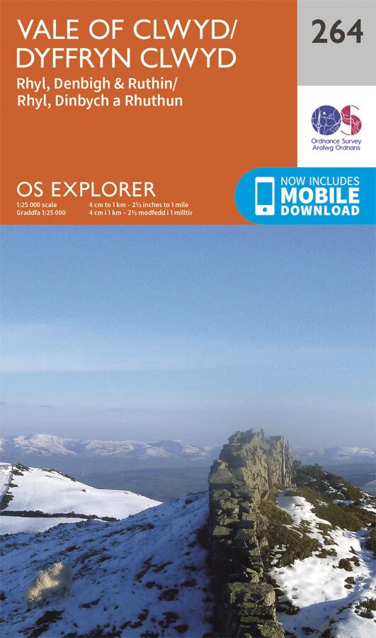 OS Explorer Map 264 - Vale of Clwyd