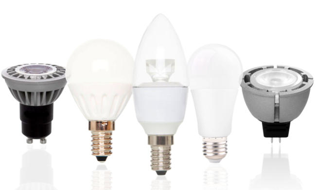 Range of LED lamps