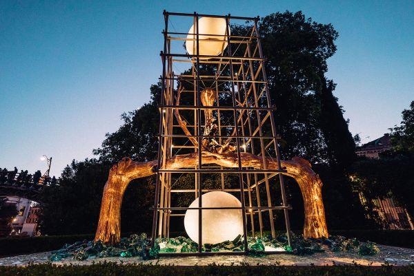 Lighting 'Protected Paradise' at the Venice Biennale