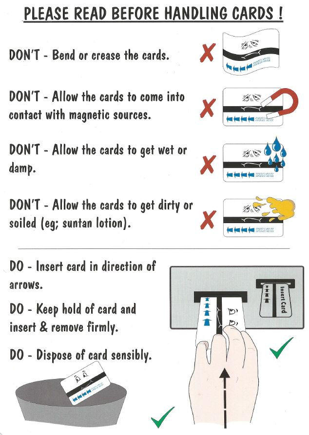 Ampy Card Handling Advice
