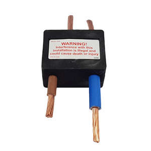 Electric Meter Security Block to fit Henley Series 7 - 25mm Double Insulated - Single Connection