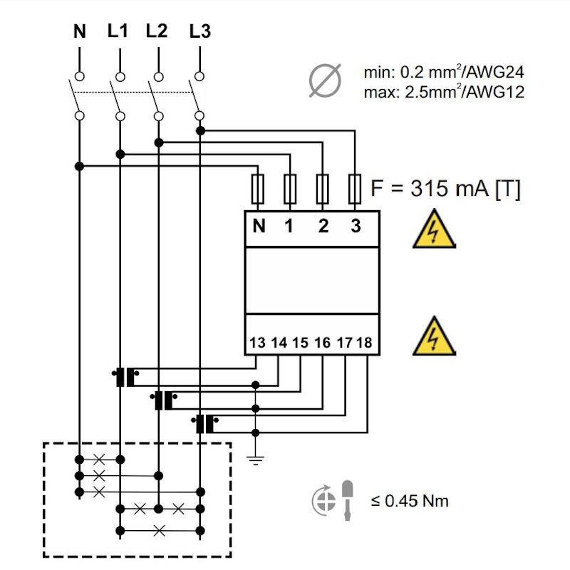 Carlo Gavazzi - EM530 - Wiring Guide