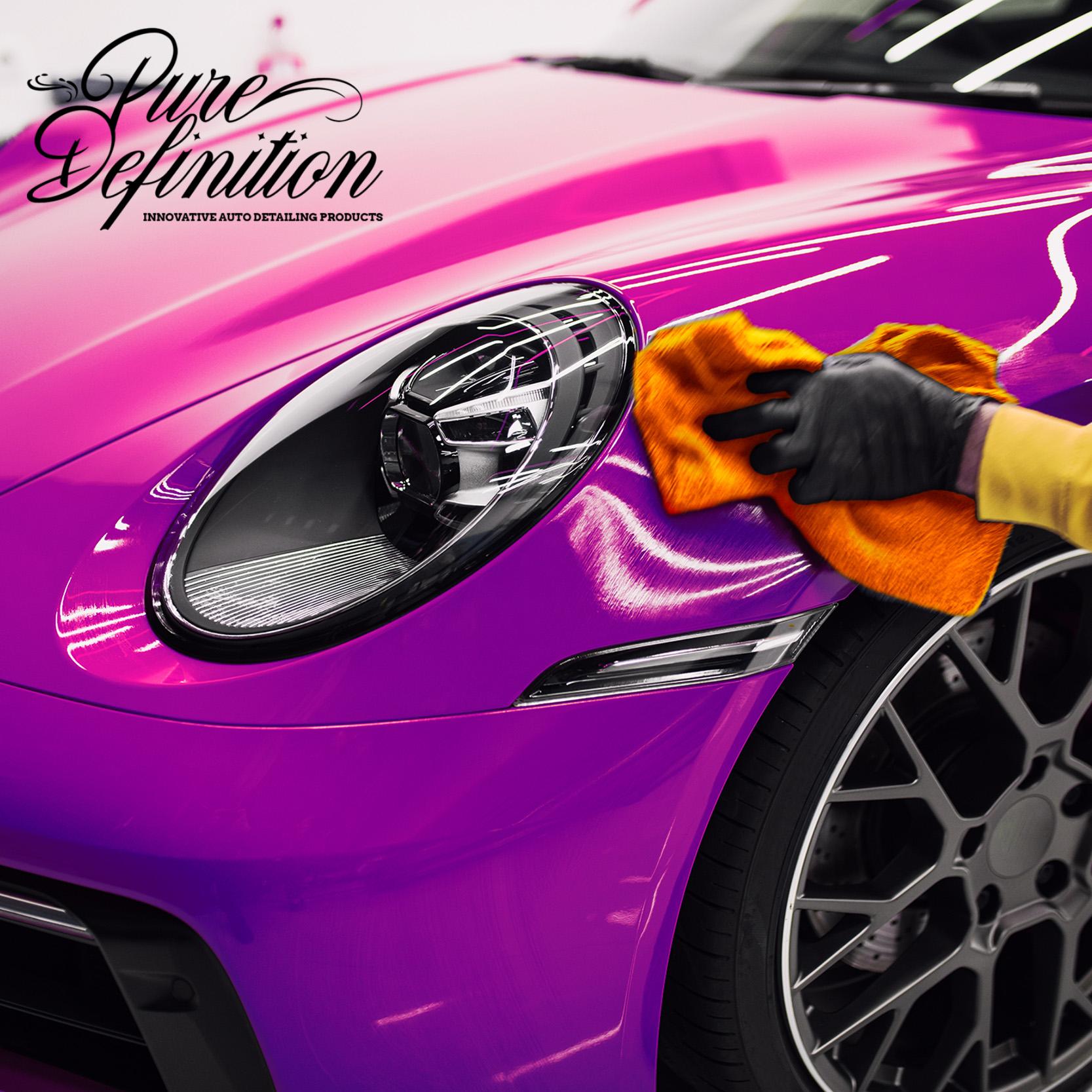 Car Waterless Wash Wax Kit High Gloss Carnauba Showroom Cleaning