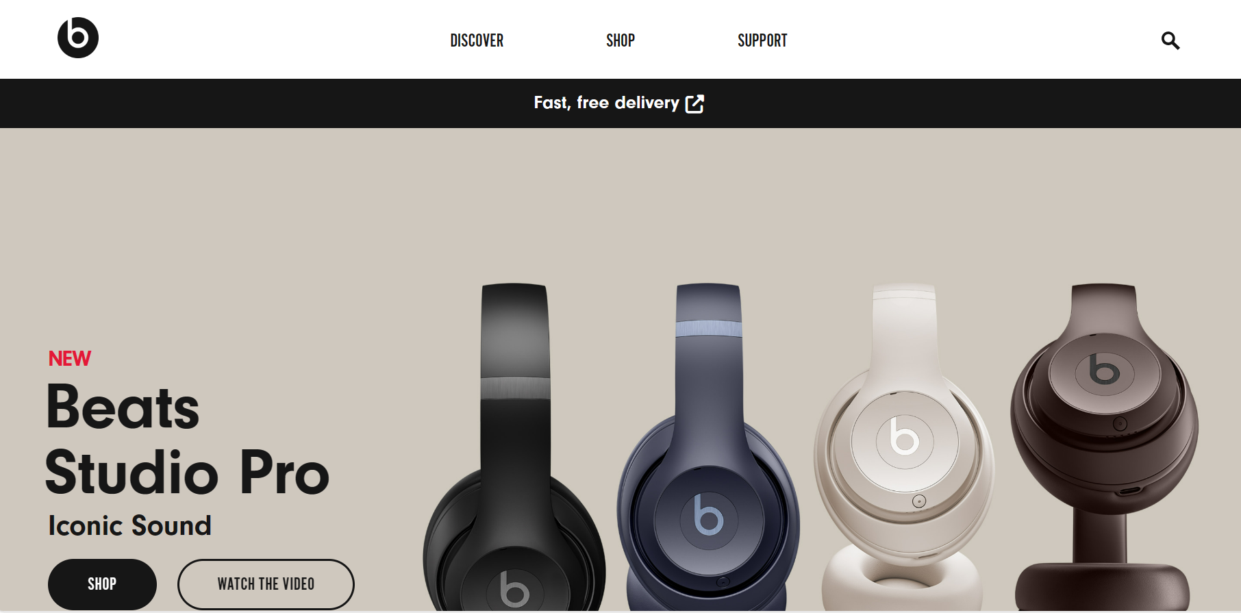 Beats by Dre- Hompage 1