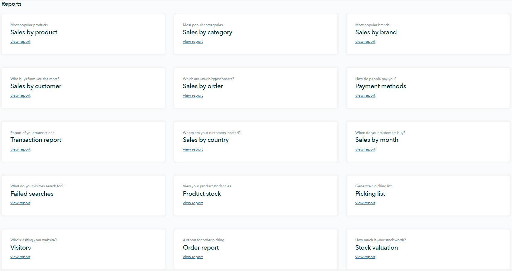 reports dashboard new ui