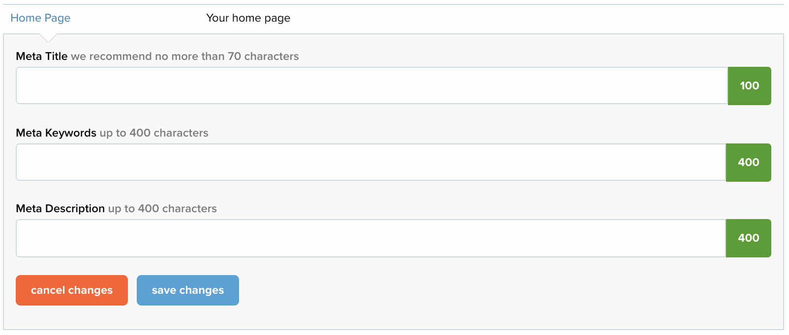 Adding metadata to ShopWired pages