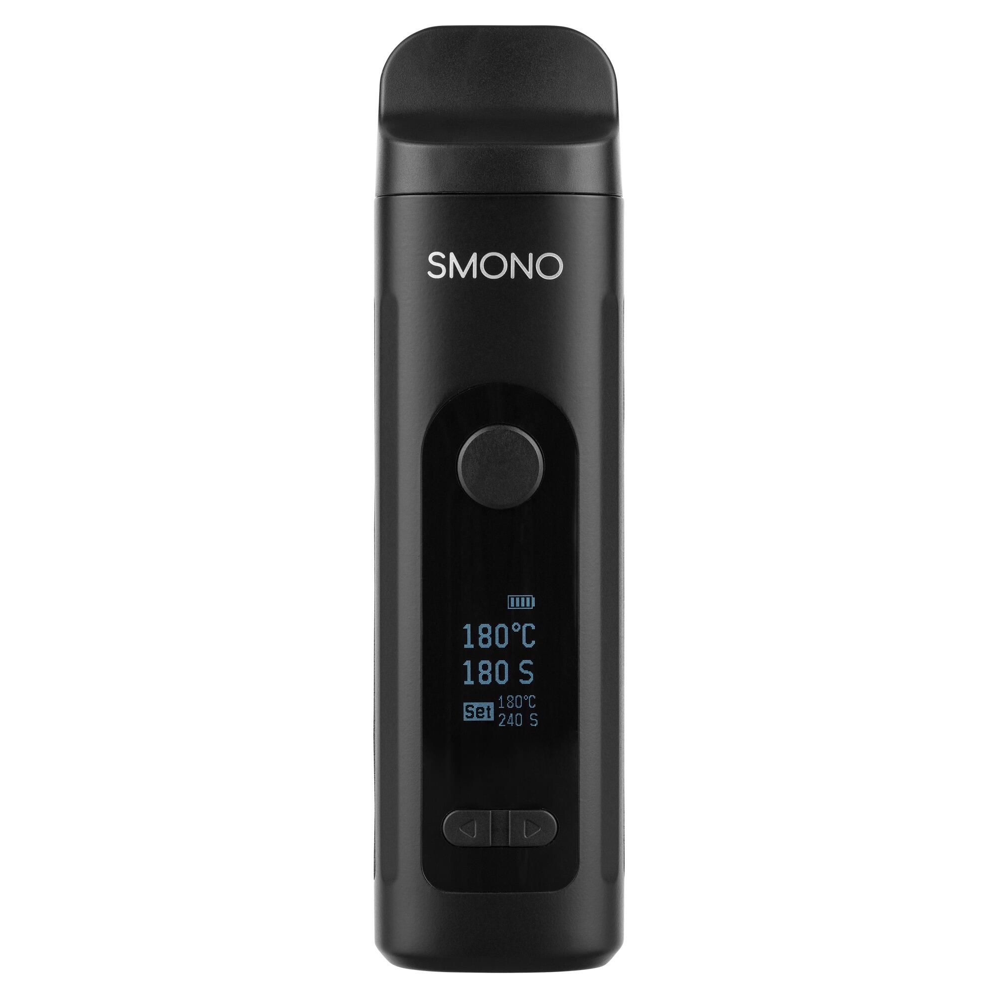 Close-up of Smono '70s mouthpiece and control buttons