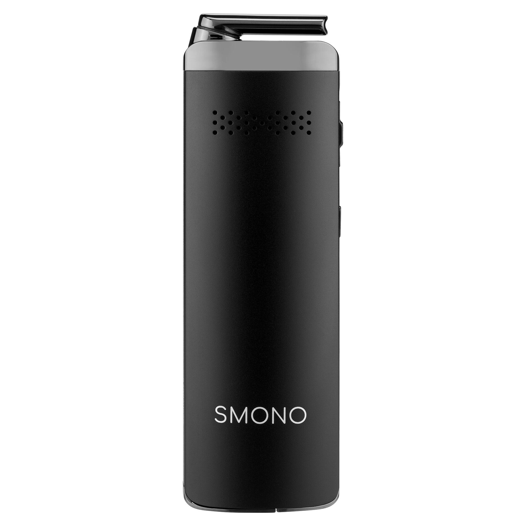 Smono Balu vaporizer front view with sleek matte black finish