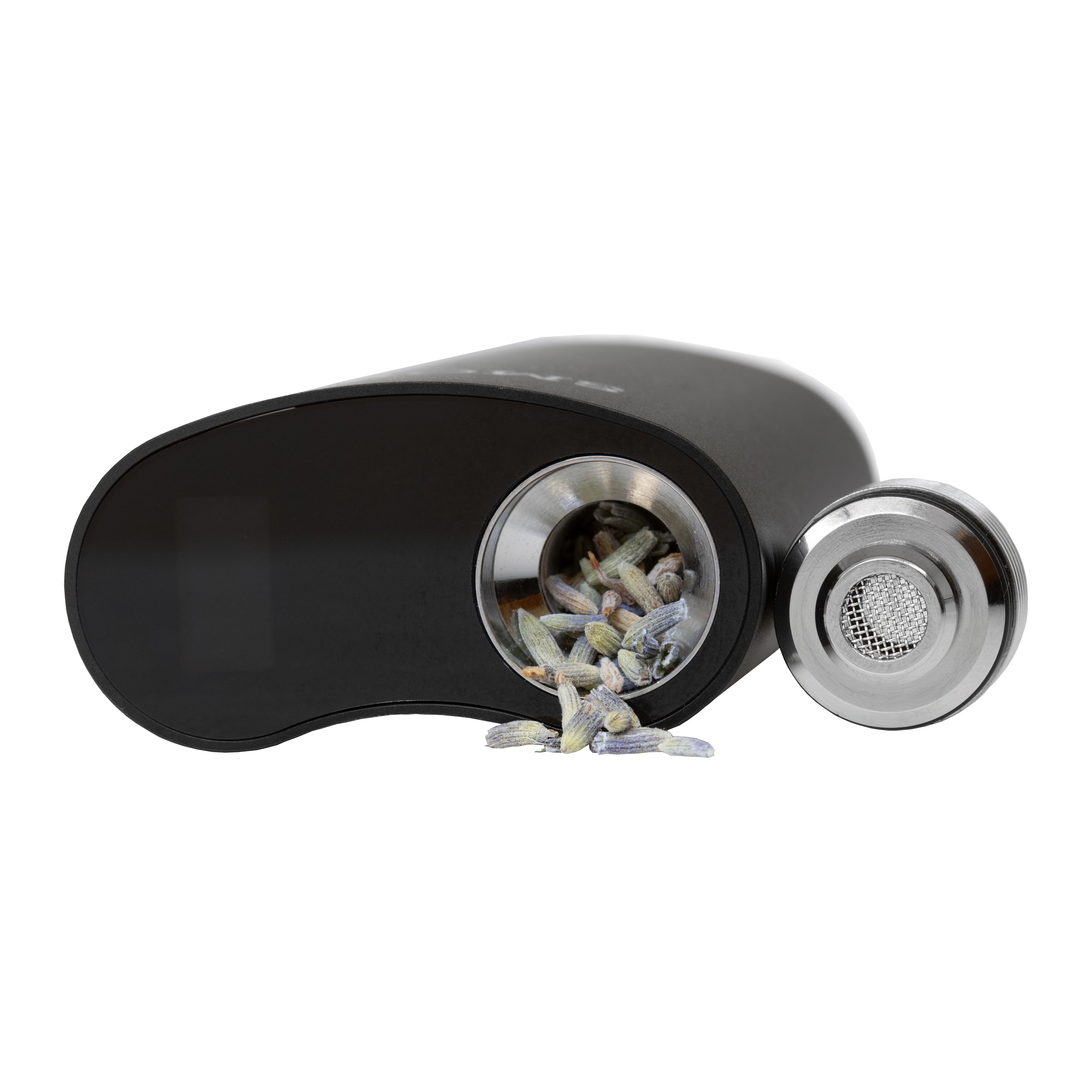 Smono No. 4 vaporizer with herbs loaded