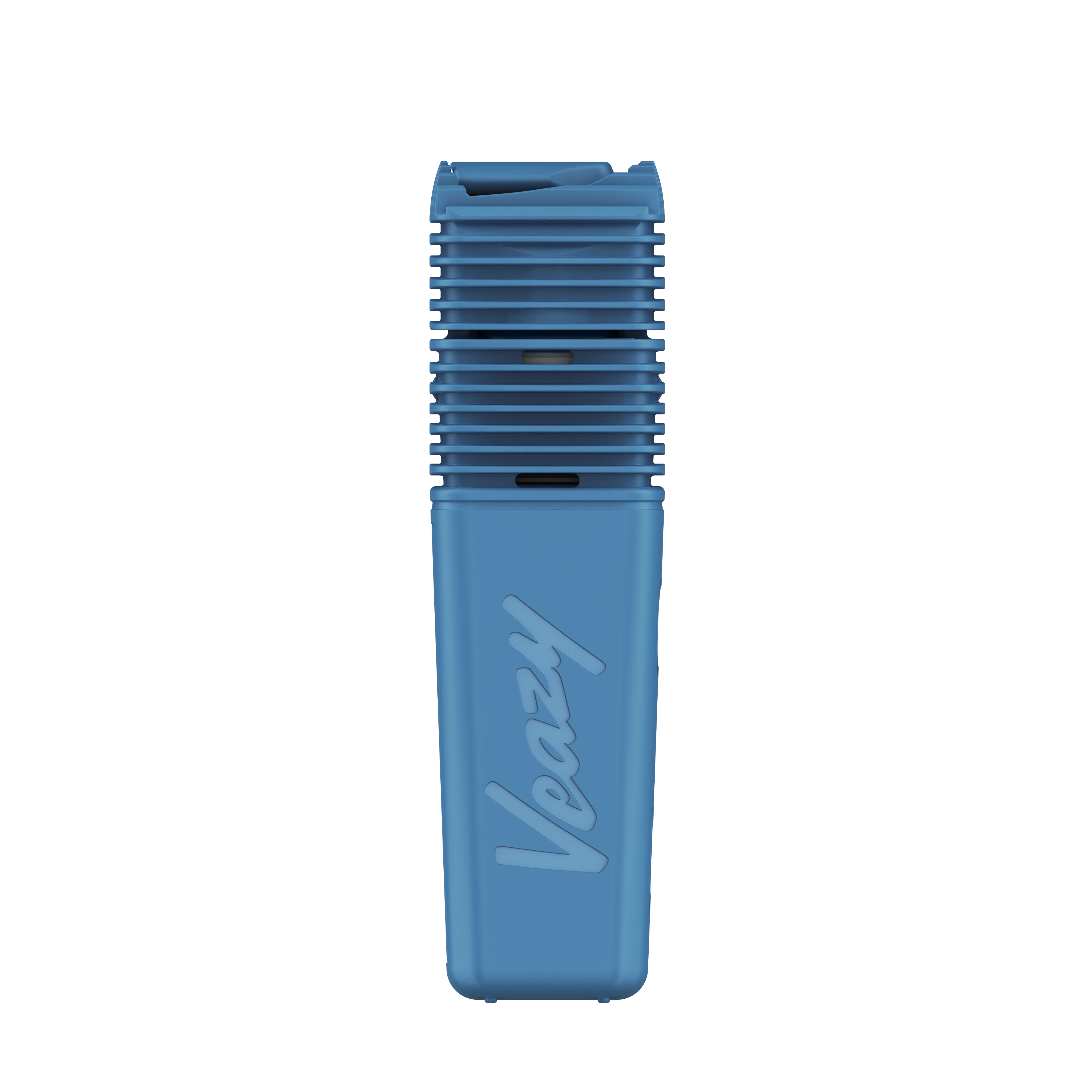 Veazy vaporizer in Dynamic Blue – angled side profile