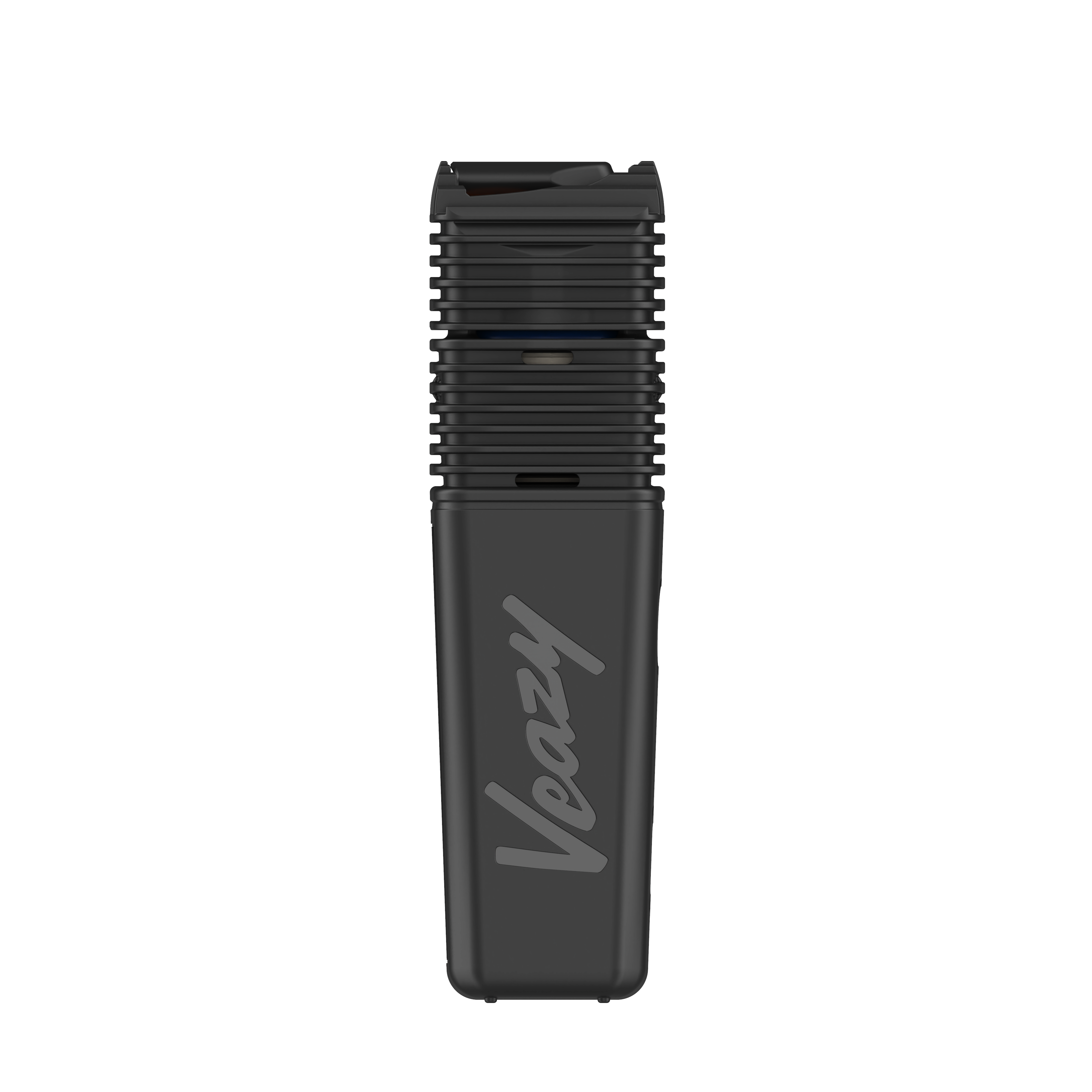 Veazy vaporizer in Alluring Black – angled side profile