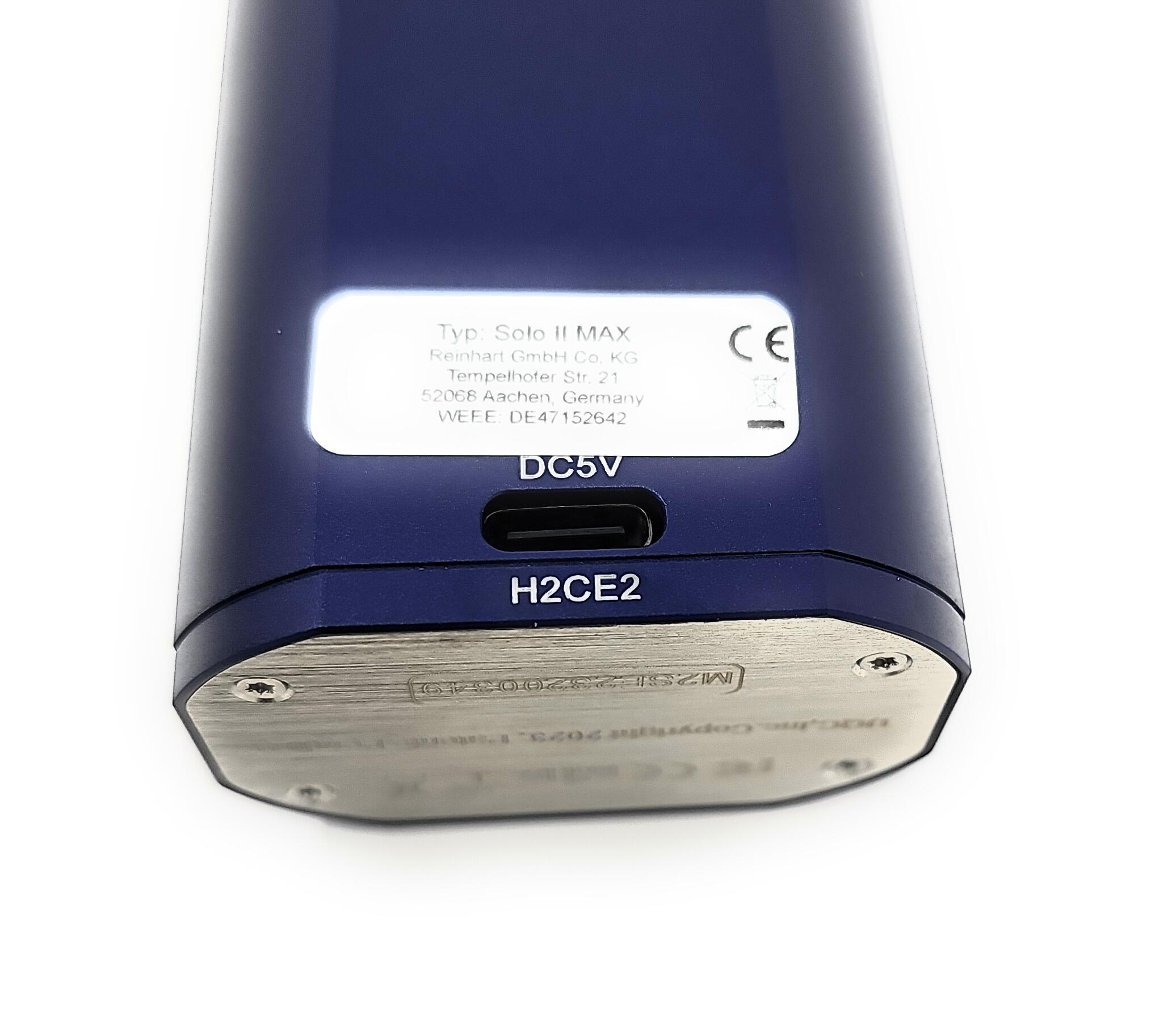 Arizer Solo 2 Vaporizer in Blue – USB-C Socket