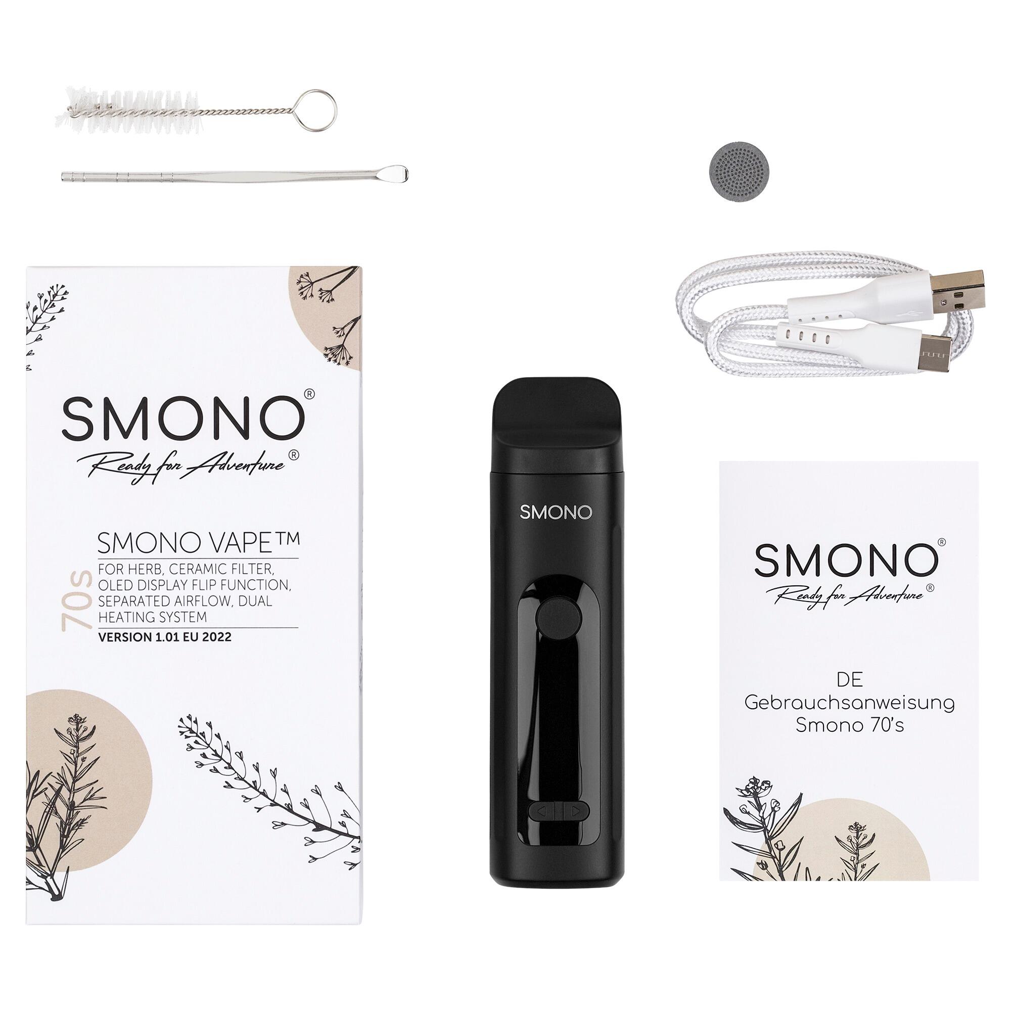 Smono '70s Vaporizer Retro Dry Herb Vape with OLED Display & Fast Heat-Up Smono '70s Vaporizer Retro Dry Herb Vape with OLED Display & Fast Heat-Up