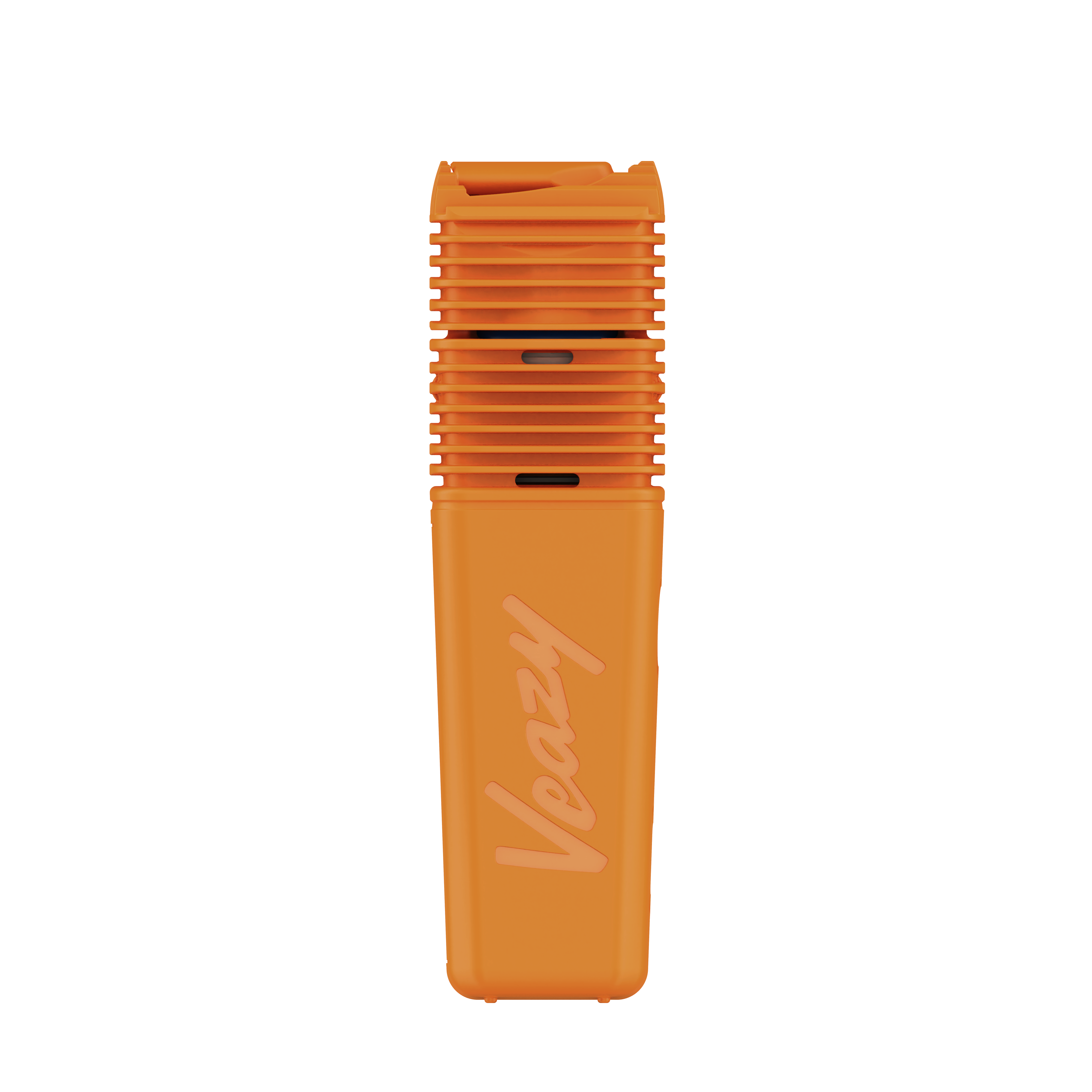 Veazy vaporizer in Inspiring Orange – angled side profile
